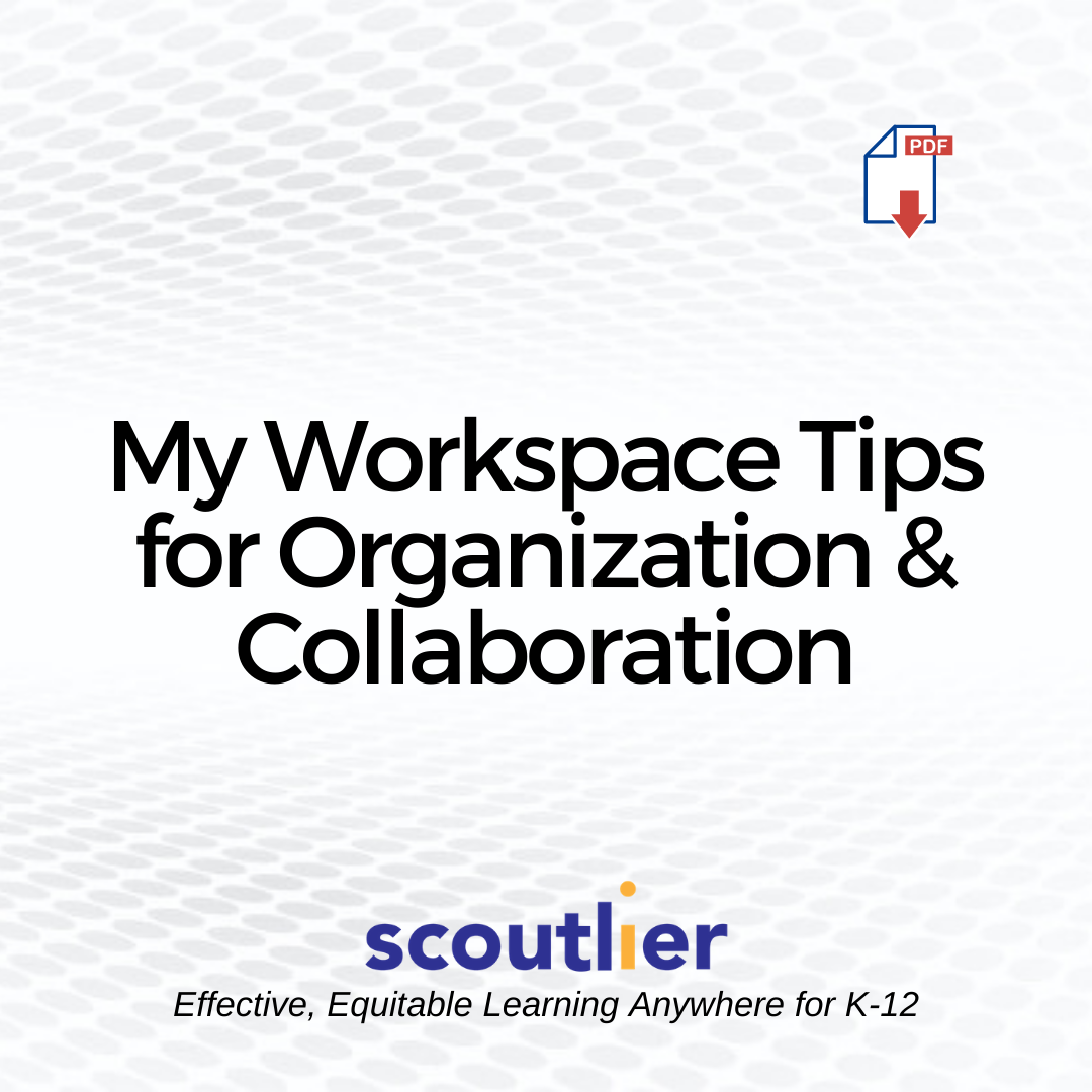 Open "My Workspace Tips for Organization & Collaboration" PDF